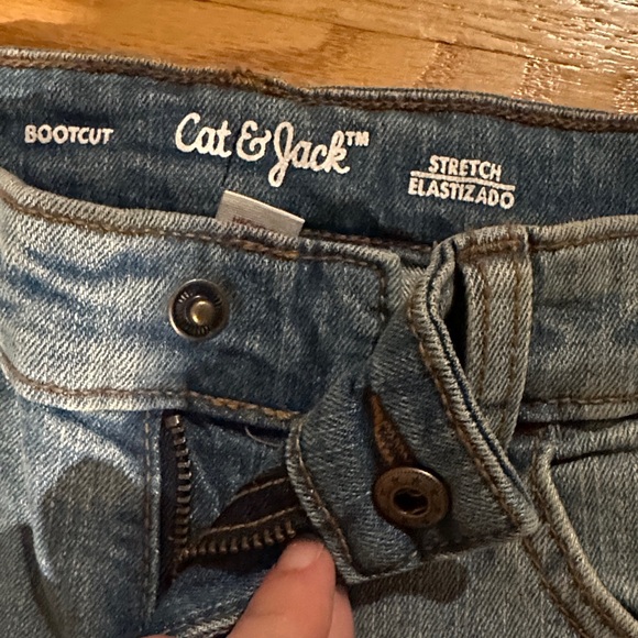 Cat & Jack Boy’s Light Blue Jeans- bootcut- size 12 - Picture 4 of 4